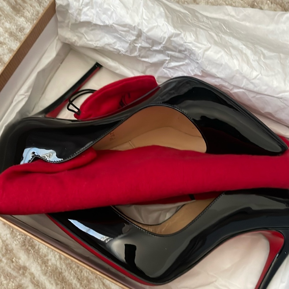 Christian Louboutin Hot Chick 100 Patent Heels